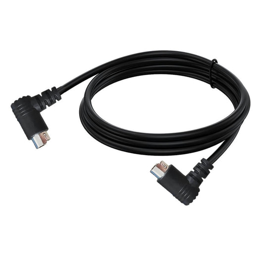 Mini DIN 5 Pin Core Audio / Video Cable, Length:1.8m(Male to Female Elbow) - Cables by buy2fix | Online Shopping UK | buy2fix