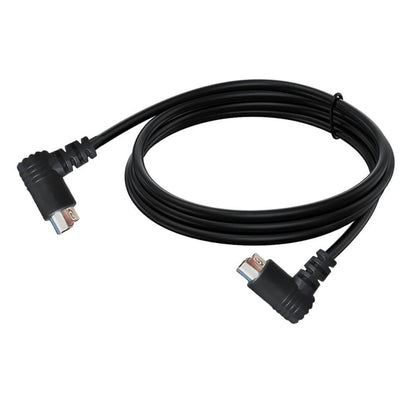 Mini DIN 5 Pin Core Audio / Video Cable, Length:3m(Male to Female Elbow) - Cables by buy2fix | Online Shopping UK | buy2fix