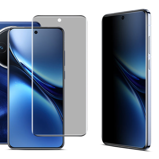 For vivo X200 5G imak No Edge Version 3D Curved Privacy Full Screen Tempered Glass Film
