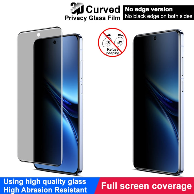 For vivo X200 5G imak No Edge Version 3D Curved Privacy Full Screen Tempered Glass Film - vivo Tempered Glass by imak | Online Shopping UK | buy2fix
