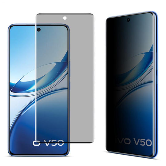 For vivo V50 5G imak No Edge Version 3D Curved Privacy Full Screen Tempered Glass Film