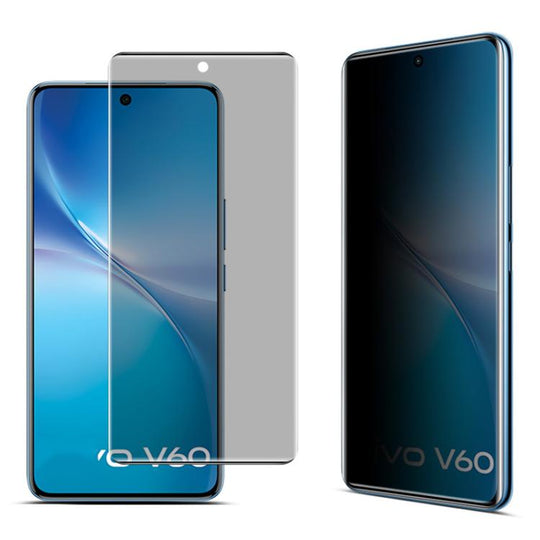 For vivo V60 5G Global imak No Edge Version 3D Curved Privacy Full Screen Tempered Glass Film