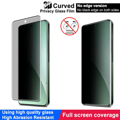 For Xiaomi 15 Pro imak No Edge Version 3D Curved Privacy Full Screen Tempered Glass Film - 15 Pro Tempered Glass by imak | Online Shopping UK | buy2fix