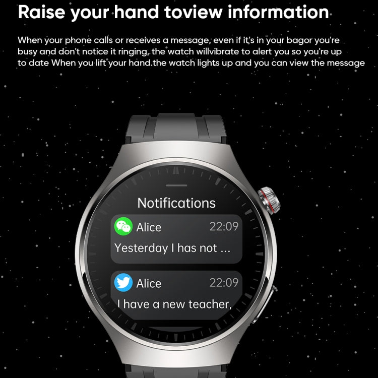 MT200 1.43 inch AMOLED IP67 Steel Band Smart Call Watch, Support ECG(Silver) by buy2fix