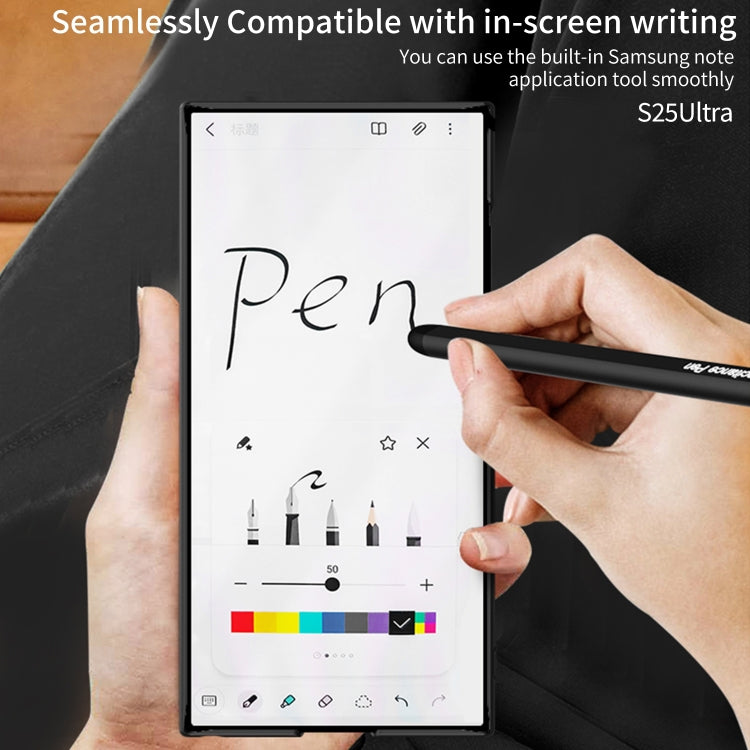 For Samsung Galaxy S25 5G GKK Ultra-thin Holder Phone Case with Pen Slots & Stylus Pen(Green) - Galaxy S25 5G Cases by GKK | Online Shopping UK | buy2fix