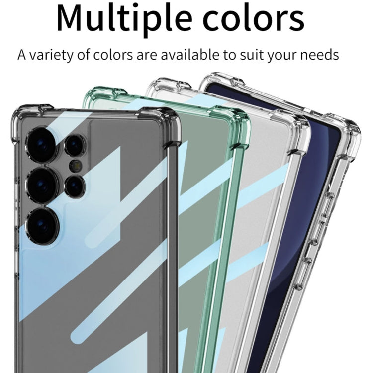 For Samsung Galaxy S25 Ultra 5G GKK Airbag Shockproof Full Coverage Phone Case(Transparent Black) - Galaxy S25 Ultra 5G Cases by GKK | Online Shopping UK | buy2fix