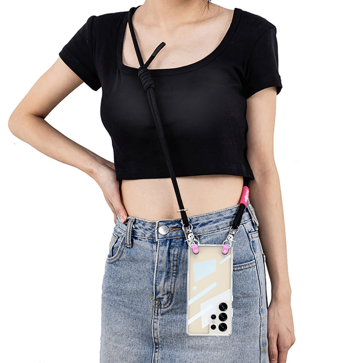 For Samsung Galaxy S25 Ultra 5G GKK Space Series Full Coverage Phone Case with Crossbody Rope(Black) - Galaxy S25 Ultra 5G Cases by GKK | Online Shopping UK | buy2fix