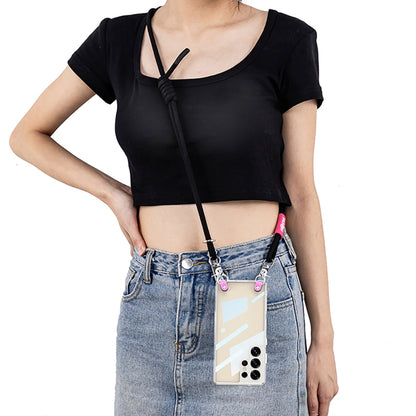 For Samsung Galaxy S25 Ultra 5G GKK Space Series Full Coverage Phone Case with Crossbody Rope(Black) - Galaxy S25 Ultra 5G Cases by GKK | Online Shopping UK | buy2fix