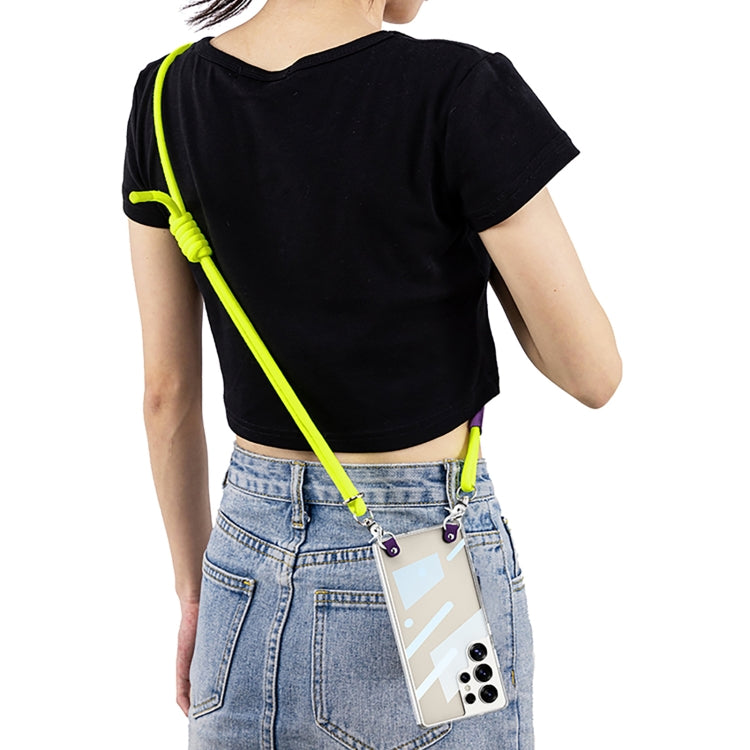 For Samsung Galaxy S25 Ultra 5G GKK Space Series Full Coverage Phone Case with Crossbody Rope(Yellow) - Galaxy S25 Ultra 5G Cases by GKK | Online Shopping UK | buy2fix