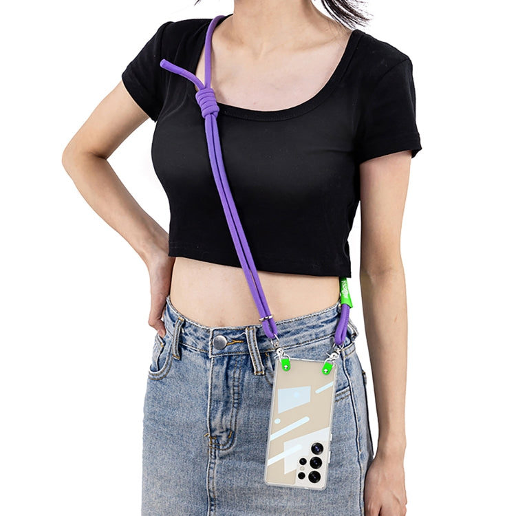 For Samsung Galaxy S25 Ultra 5G GKK Space Series Full Coverage Phone Case with Crossbody Rope(Purple) - Galaxy S25 Ultra 5G Cases by GKK | Online Shopping UK | buy2fix