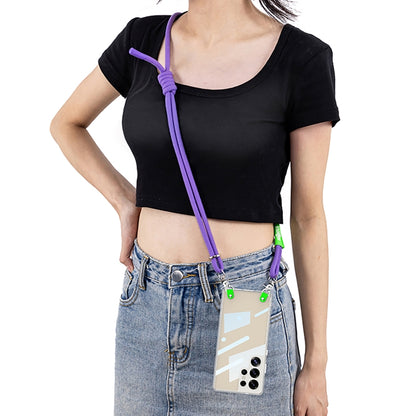 For Samsung Galaxy S25 Ultra 5G GKK Space Series Full Coverage Phone Case with Crossbody Rope(Purple) - Galaxy S25 Ultra 5G Cases by GKK | Online Shopping UK | buy2fix