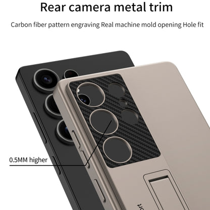 For Samsung Galaxy S25 Ultra 5G GKK Ultra-thin Shockproof Phone Case with Holder / Pen(Black) - Galaxy S25 Ultra 5G Cases by GKK | Online Shopping UK | buy2fix
