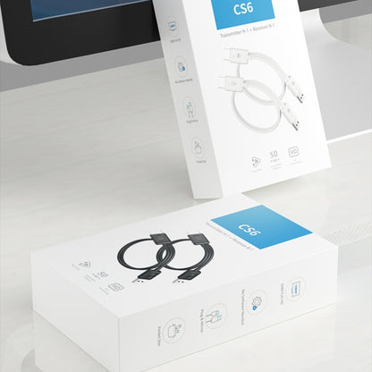 CS6 TX + RX 1080P Wireless HDMI Transmitter Receiver(White) - Cable by buy2fix | Online Shopping UK | buy2fix