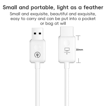 CS6 TX + RX 1080P Wireless HDMI Transmitter Receiver(White) - Cable by buy2fix | Online Shopping UK | buy2fix