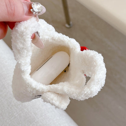 For AirPods Pro 2 / Pro Plush Earphone Protective Soft Case(Button Bear) - For AirPods Pro by buy2fix | Online Shopping UK | buy2fix