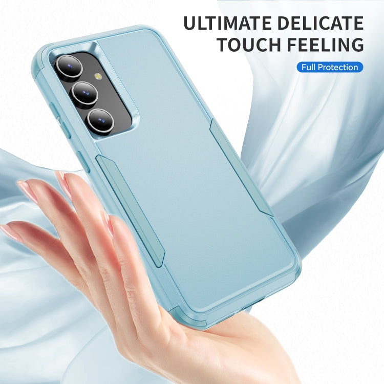 For Samsung Galaxy S25 5G TPU + PC Shockproof Protective Phone Case(Grey Green) by buy2fix