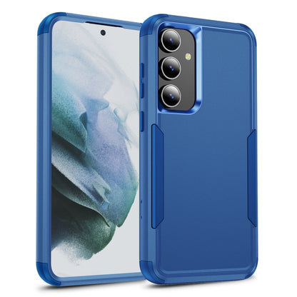 For Samsung Galaxy S25 5G TPU + PC Shockproof Protective Phone Case(Royal Blue) by buy2fix