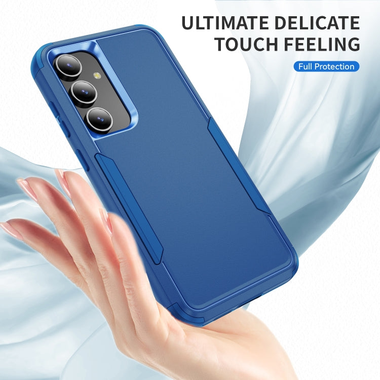 For Samsung Galaxy S25 5G TPU + PC Shockproof Protective Phone Case(Royal Blue) by buy2fix