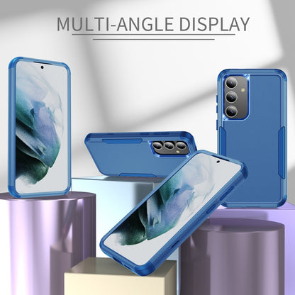 For Samsung Galaxy S25 5G TPU + PC Shockproof Protective Phone Case(Royal Blue) by buy2fix