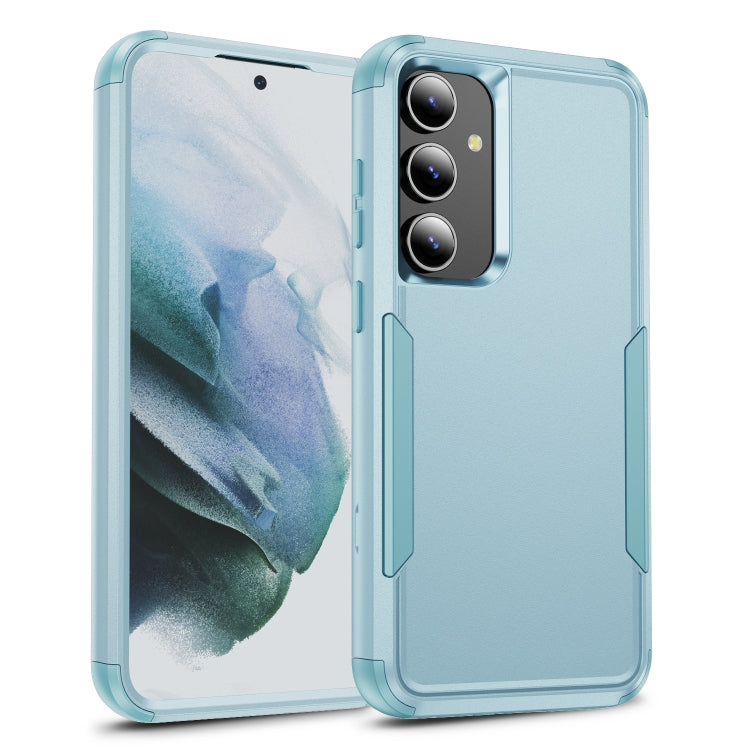 For Samsung Galaxy S25+ 5G TPU + PC Shockproof Protective Phone Case(Grey Green) by buy2fix