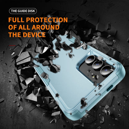 For Samsung Galaxy S25+ 5G TPU + PC Shockproof Protective Phone Case(Grey Green) by buy2fix