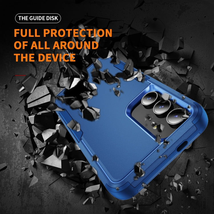 For Samsung Galaxy S25+ 5G TPU + PC Shockproof Protective Phone Case(Royal Blue) by buy2fix
