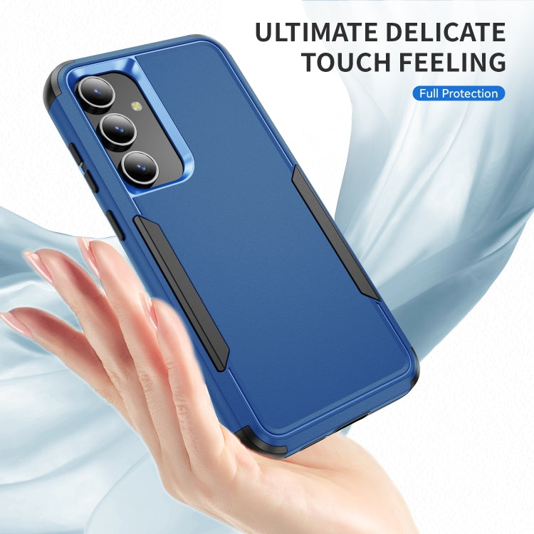 For Samsung Galaxy S25+ 5G TPU + PC Shockproof Protective Phone Case(Royal Blue + Black) by buy2fix