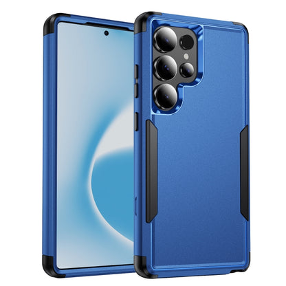 For Samsung Galaxy S25 Ultra 5G TPU + PC Shockproof Protective Phone Case(Royal Blue + Black) by buy2fix