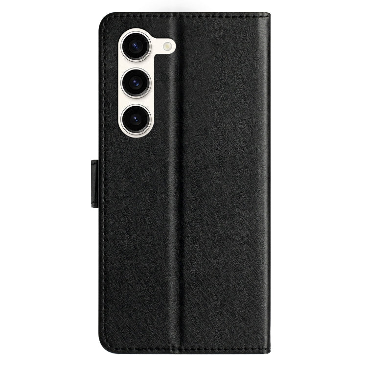 For Samsung Galaxy S25 5G Silk Texture Horizontal Flip Leather Phone Case(Black) by buy2fix