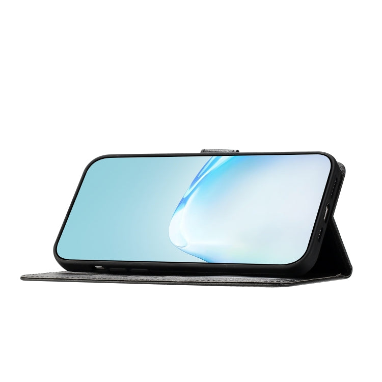 For Samsung Galaxy S25 Ultra 5G Silk Texture Horizontal Flip Leather Phone Case(Black) by buy2fix