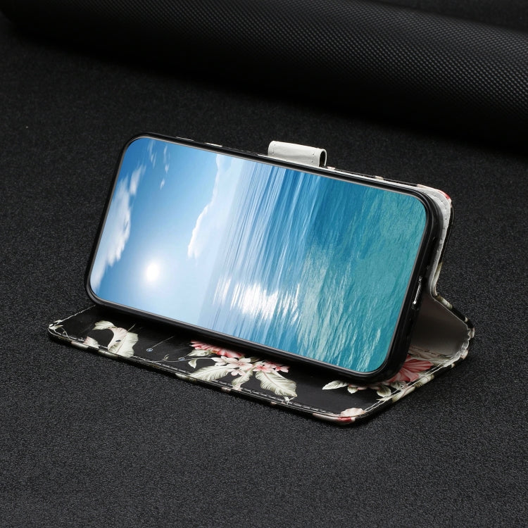 For Samsung Galaxy S25 5G Colored Drawing Marble Pattern Leather Phone Case(Azalea) by buy2fix