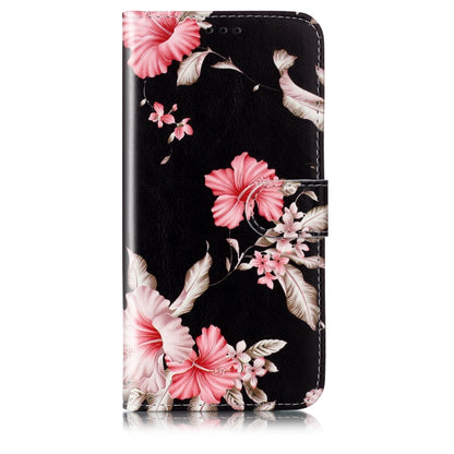 For Samsung Galaxy S25+ 5G Colored Drawing Marble Pattern Leather Phone Case(Azalea) by buy2fix