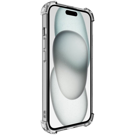 For iPhone 15 imak UX-4 Series Four-corner Shockproof Phone Case(Transparent) - iPhone 15 Cases by imak | Online Shopping UK | buy2fix