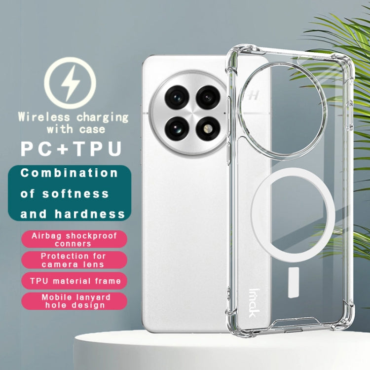 For OnePlus 13 imak Space Shield PC + TPU Airbag Shockproof MagSafe Phone Case(Transparent) - OnePlus Cases by imak | Online Shopping UK | buy2fix