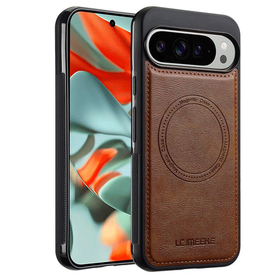 For Google Pixel 10 Pro XL LC.IMEEKE Magsafe Phone Case(Brown)