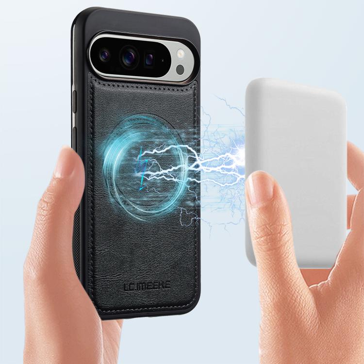 For Google Pixel 10 / 10 Pro LC.IMEEKE Magsafe Phone Case(Black) - Google Cases by LC.IMEEKE | Online Shopping UK | buy2fix
