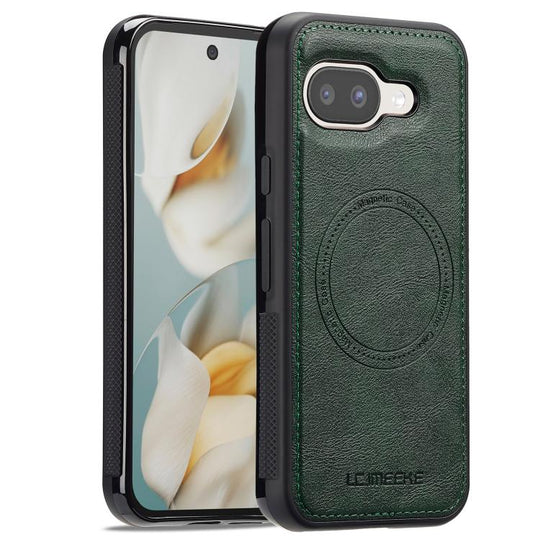 For Google Pixel 9a LC.IMEEKE Magsafe Phone Case(Green)