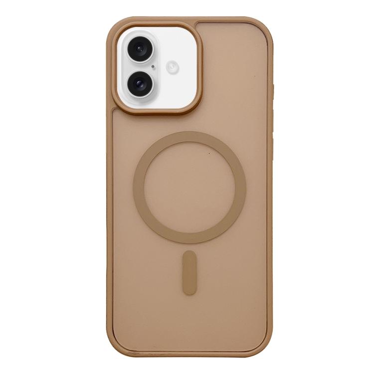 For iPhone 17 Frosted Skin Feel MagSafe Phone Case(Desert Gold) - iPhone 17 Cases by buy2fix | Online Shopping UK | buy2fix