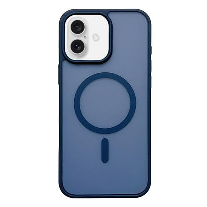 For iPhone 17 Frosted Skin Feel MagSafe Phone Case(Dark Blue) - iPhone 17 Cases by buy2fix | Online Shopping UK | buy2fix