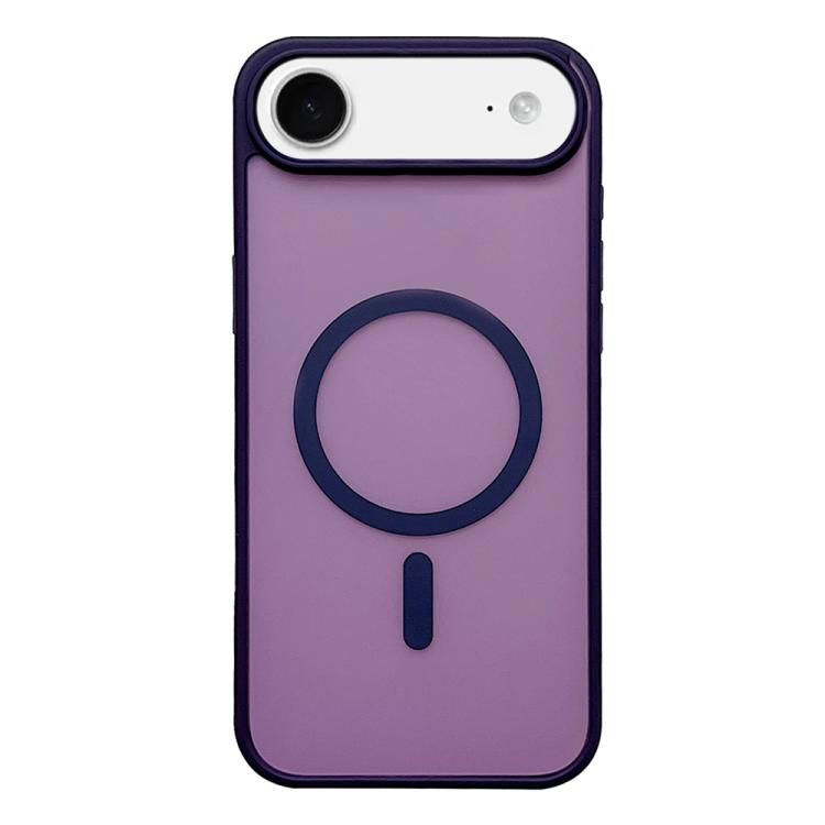 For iPhone Air Frosted Skin Feel MagSafe Phone Case(Dark Purple) - iPhone Air Cases by buy2fix | Online Shopping UK | buy2fix