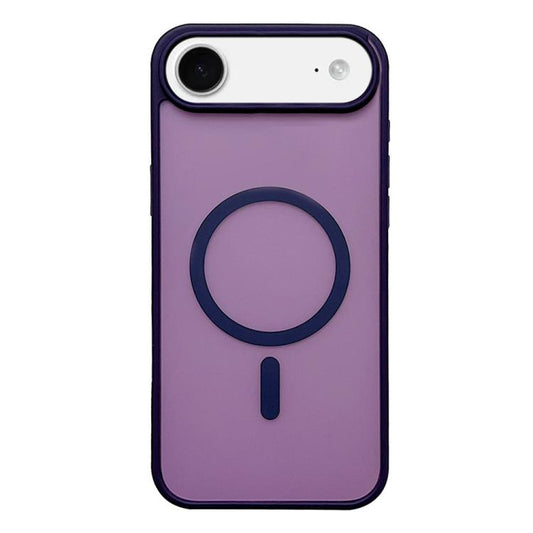 For iPhone Air Frosted Skin Feel MagSafe Phone Case(Dark Purple) - iPhone Air Cases by buy2fix | Online Shopping UK | buy2fix