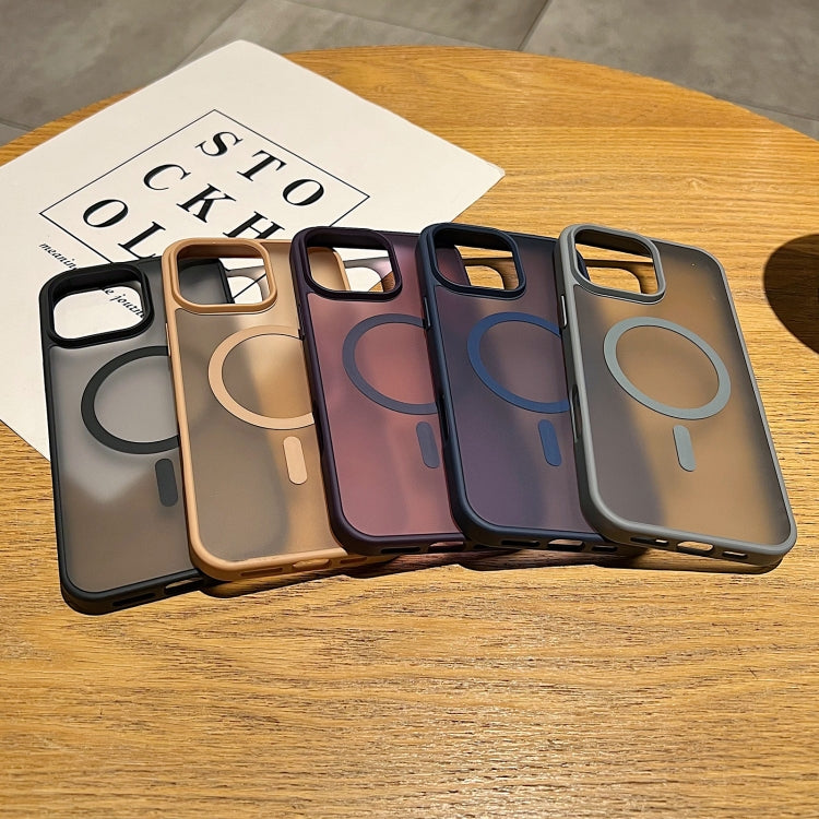 For iPhone Air Frosted Skin Feel MagSafe Phone Case(Black) - iPhone Air Cases by buy2fix | Online Shopping UK | buy2fix