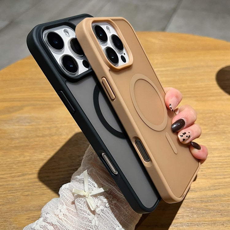 For iPhone Air Frosted Skin Feel MagSafe Phone Case(Desert Gold) - iPhone Air Cases by buy2fix | Online Shopping UK | buy2fix