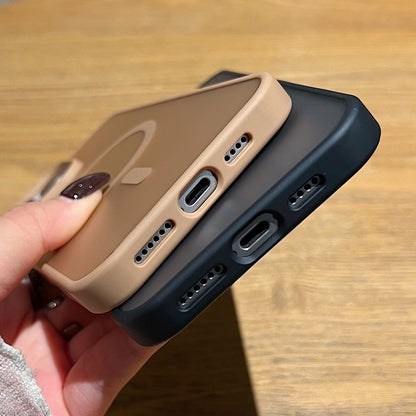 For iPhone Air Frosted Skin Feel MagSafe Phone Case(Desert Gold) - iPhone Air Cases by buy2fix | Online Shopping UK | buy2fix