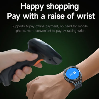 ET492 1.43 inch AMOLED Screen Silicone Strap Smart Watch Supports ECG/Blood Sugar Monitoring(Blue) - Smart Watches by buy2fix | Online Shopping UK | buy2fix