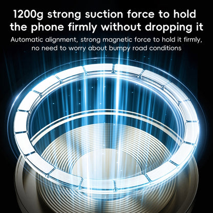 RBS PH19 Ultra-thin Magnetic Car Air Outlet Phone Holder(Ttitanium Gold) by buy2fix