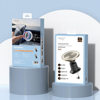 RBS PH19 Ultra-thin Magnetic Car Air Outlet Phone Holder(Ttitanium Gold) by buy2fix