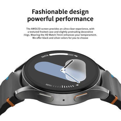 HD Watch7 mini 1.3 inch AMOLED Screen Smart Watch(Black) - Smart Watches by buy2fix | Online Shopping UK | buy2fix