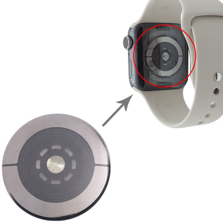 For Apple Watch Series 5 44mm Back Cover Glass - Back Cover by buy2fix | Online Shopping UK | buy2fix