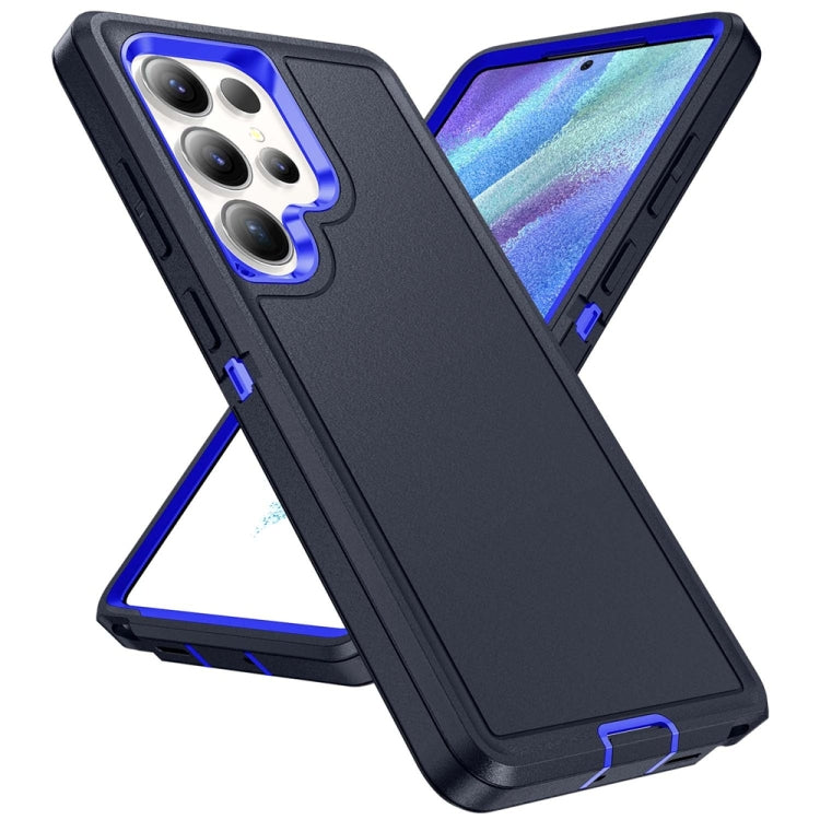 For Samsung Galaxy S25 Ultra 5G Life Waterproof Rugged Phone Case(Dark Blue + Royal Blue) by buy2fix